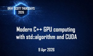Modern C++ GPU computing with std::algorithm and CUDA