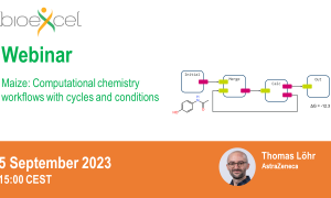 Computational chemistry workflows using Maize