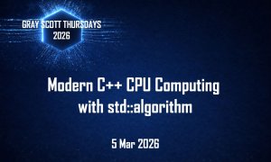 Modern C++ CPU Computing with std::algorithm