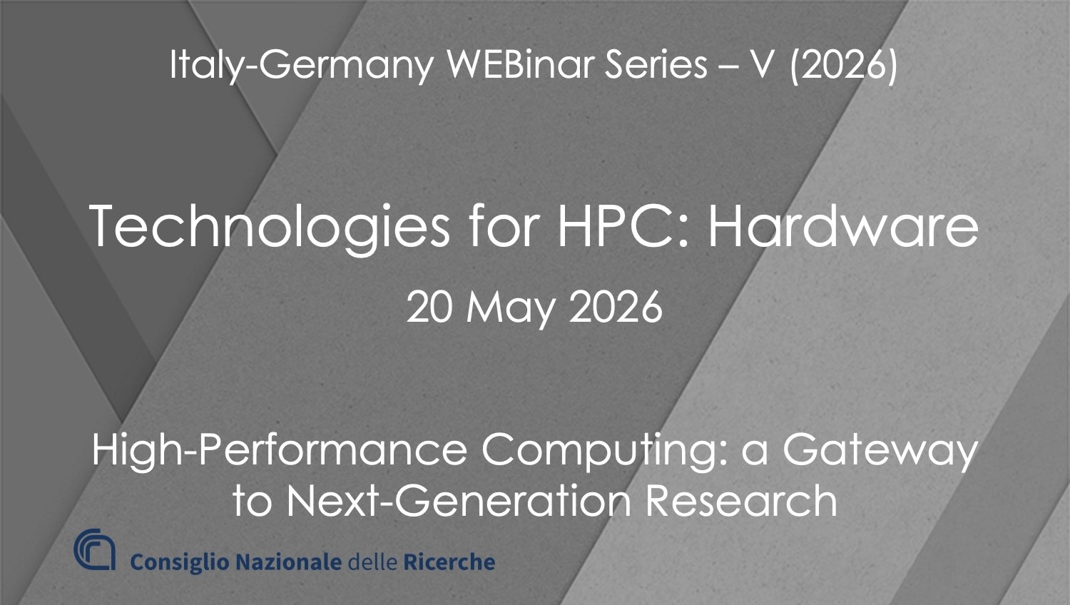Technologies for HPC: Hardware